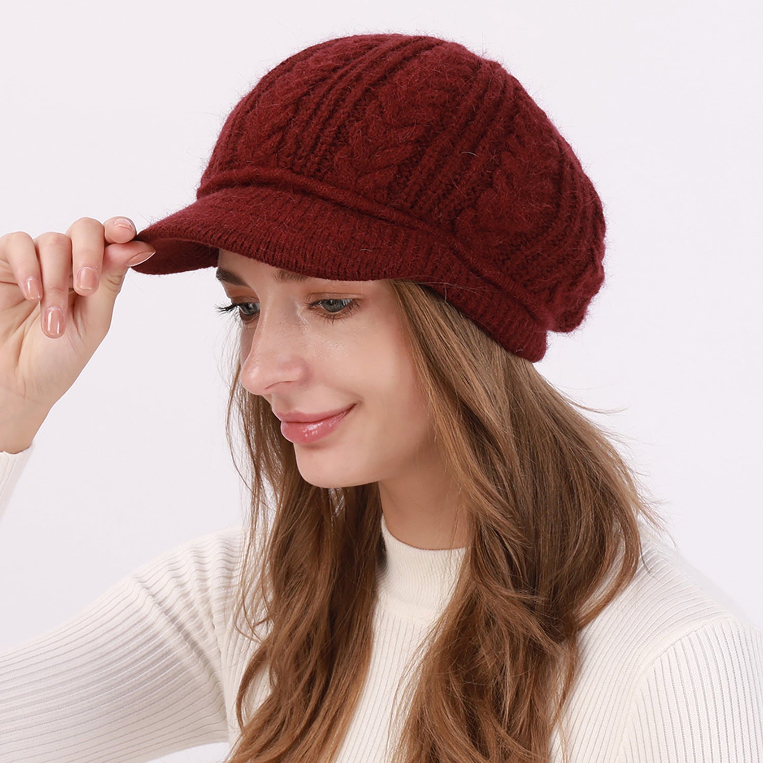 Wholesale New Autumn and Winter Woolen Knitted Hats Warm Berets