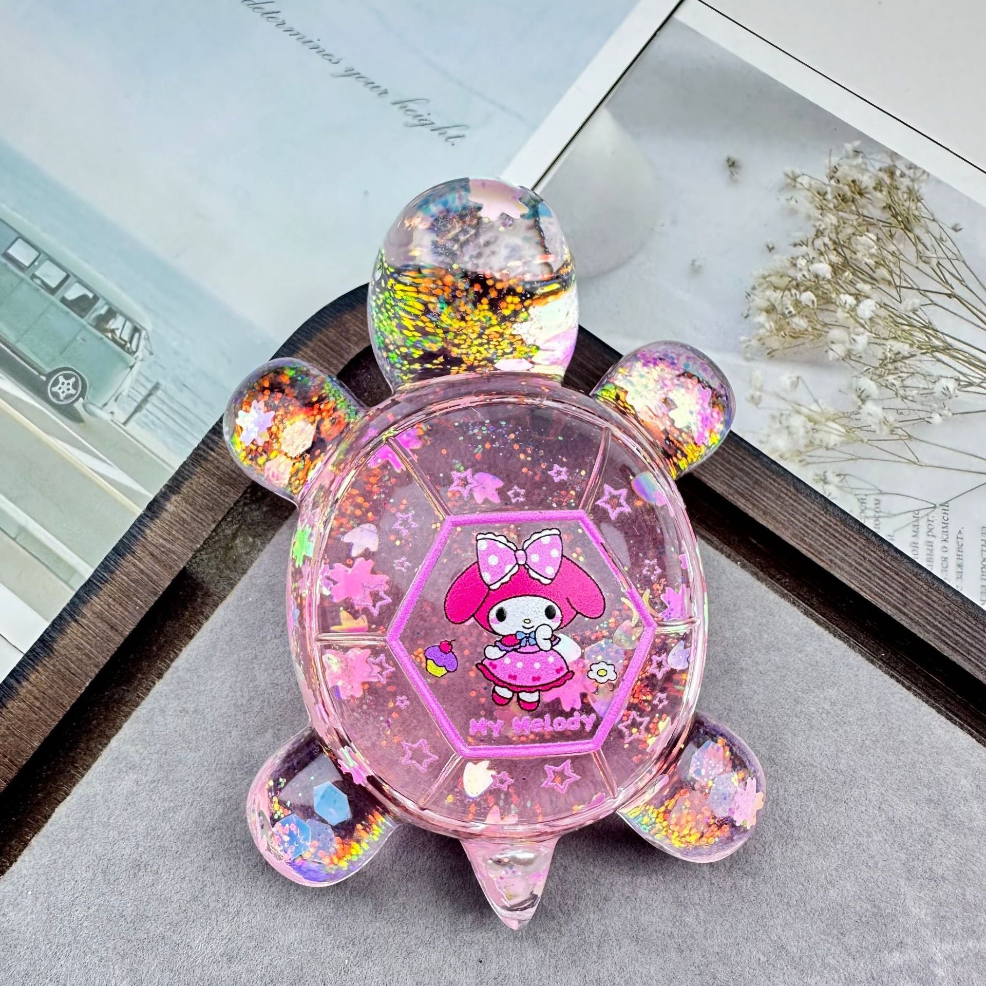 Wholesale quicksand turtle flash luminous accessories Decorations special