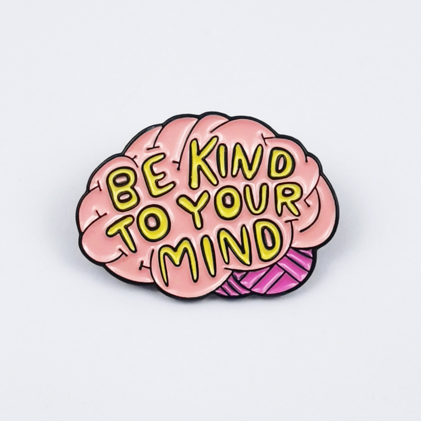 Wholesale Geometric cartoon heart-shaped flower English letter brooch