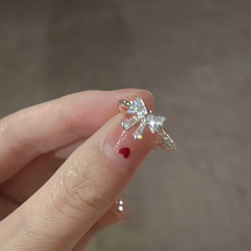 Wholesale Runaway Princess Diamond Bow Ring