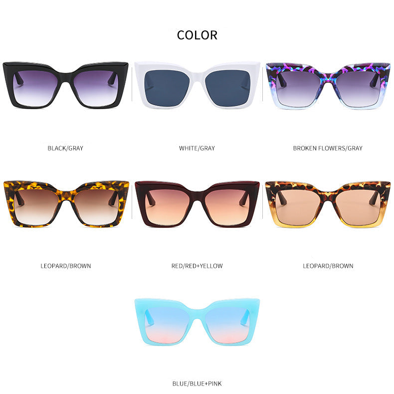 Wholesale frame sunglasses fashion men and women retro cat' s eye sunglasses