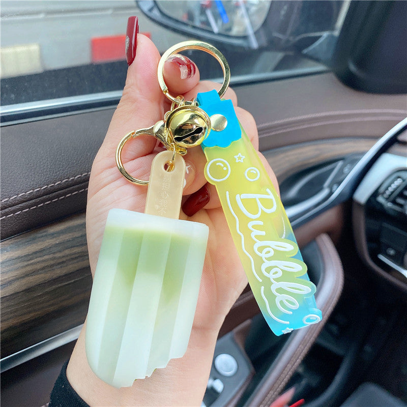 Llaveros creativos para la piel del hielo creativo al por mayor