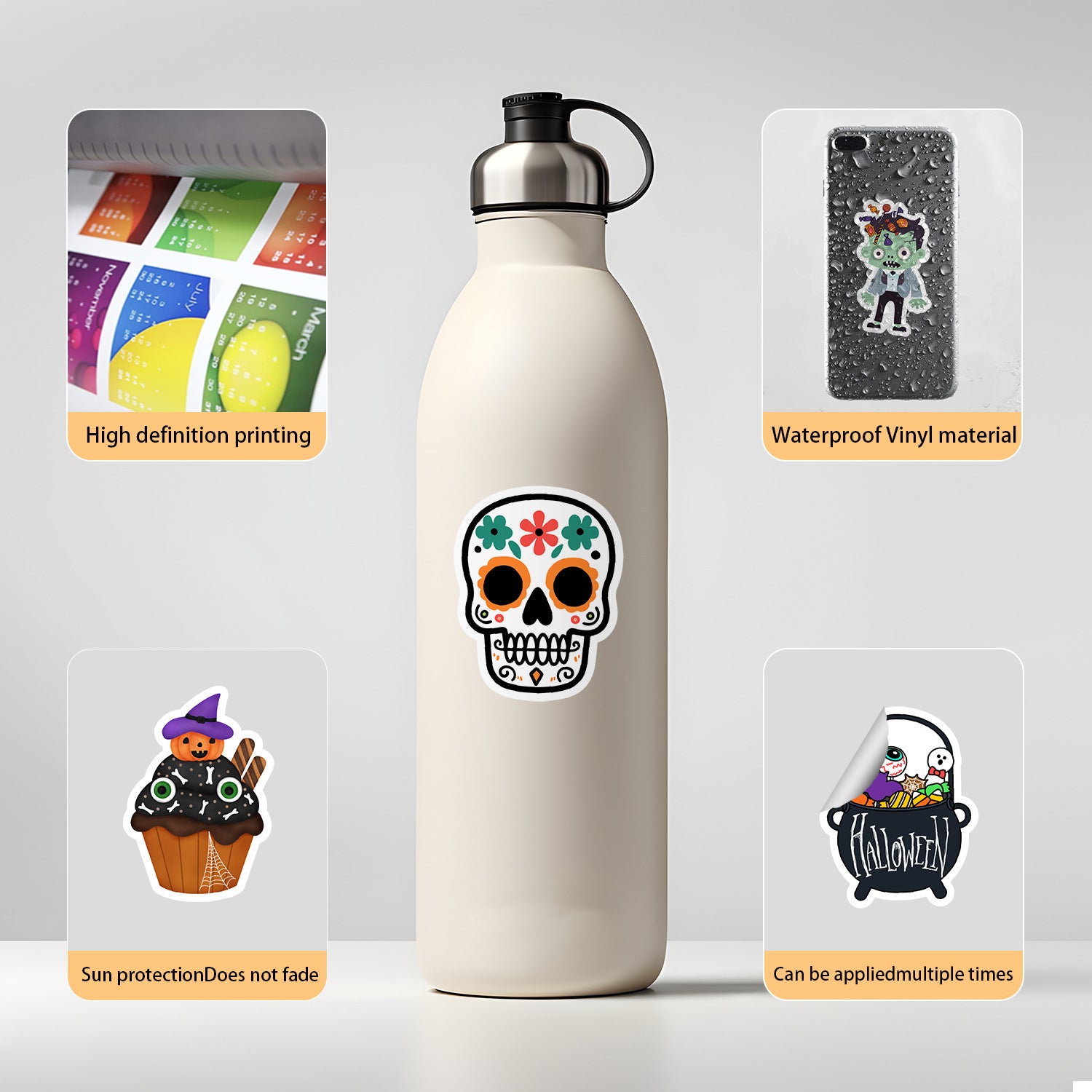 Wholesale 50pcs cartoon  graffiti stickers waterproof decorative stickers