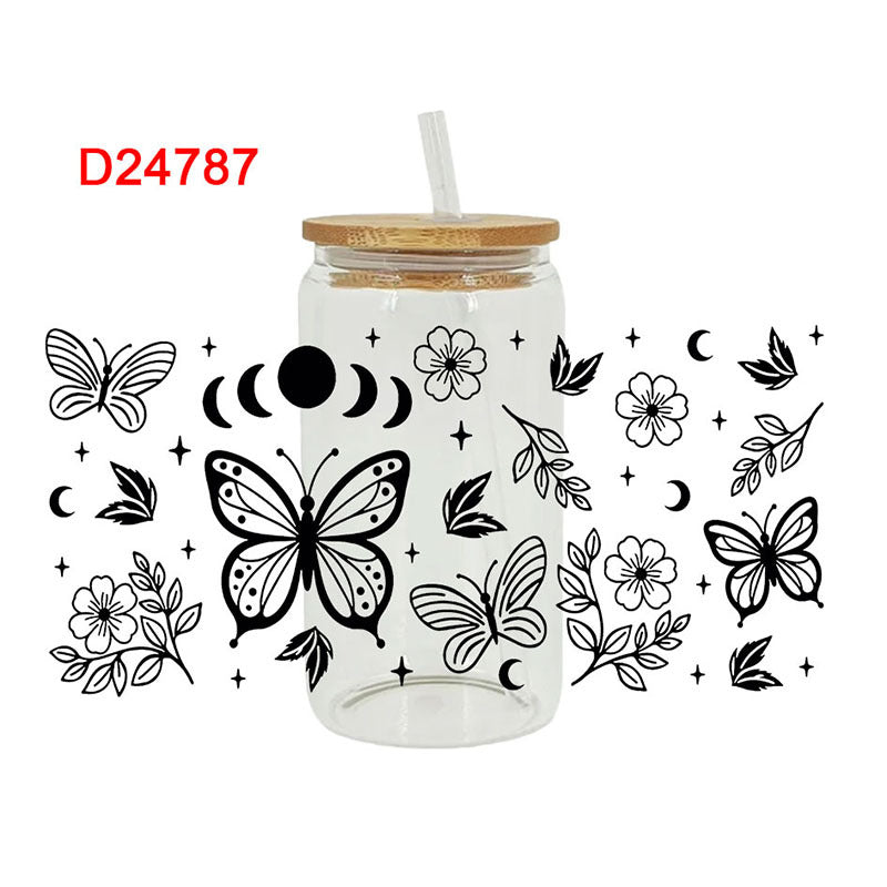 Wholesale UV Transfer Paste Glass Crystal Label Crystal Paste 16OZ UV DTF WRAPS