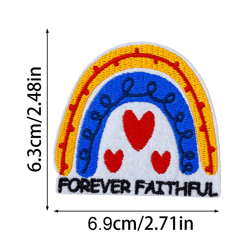 Wholesale Embroidered Patch Set Prayer Theme DIY Decoration
