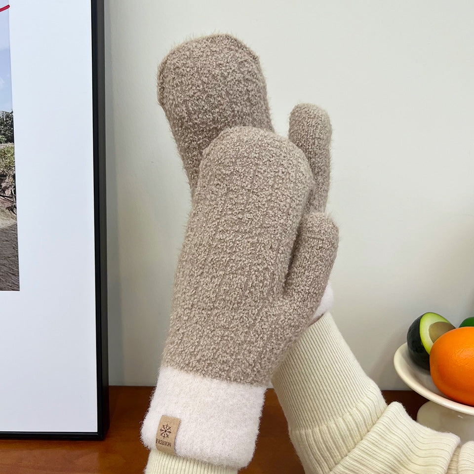 Wholesale Autumn and Winter Knitted Cold-proof Warm Gloves