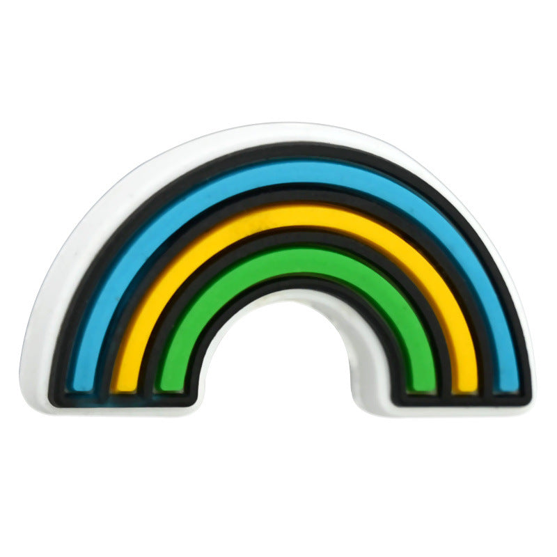 Wholesale  Random 100pcs/pack Oil painting series with string beads   Focal Beads