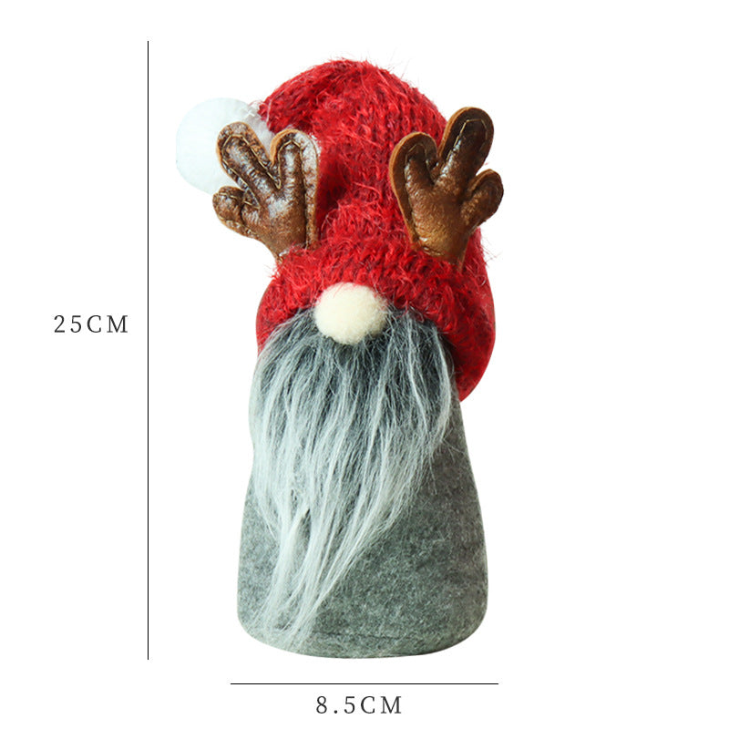 Wholesale Christmas Doll Knitted Pointed Hat Sitting Decoration