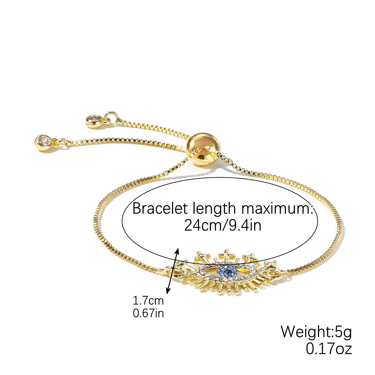 Wholesale Devil Eyes Alloy Bracelet