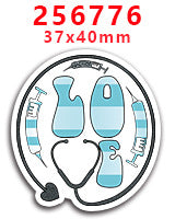 Wholesale Random 30pcs Colored Nurse's Day Series  Acrylic Flatback