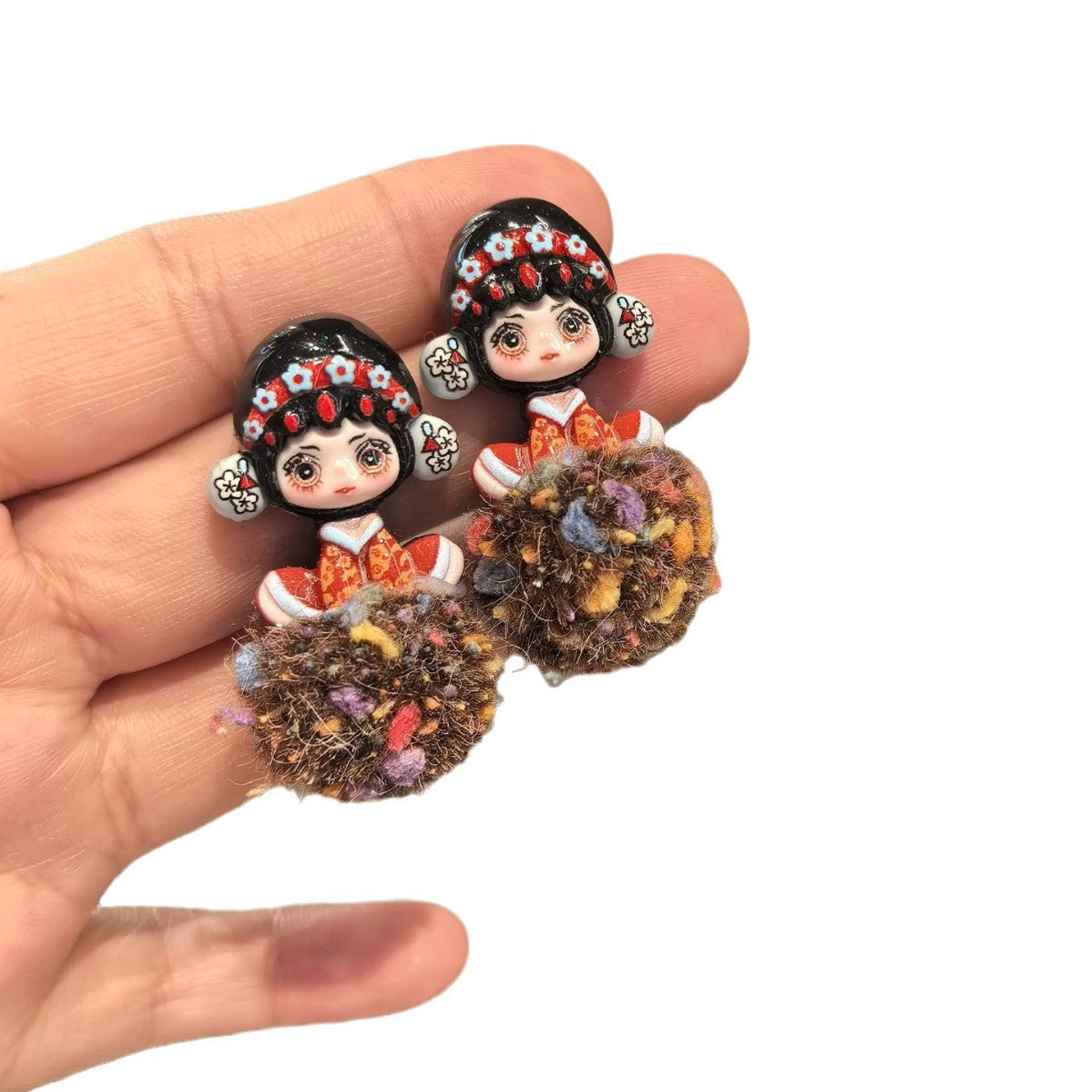 Wholesale Purely handmade niche Chinese style design 925 silver needle