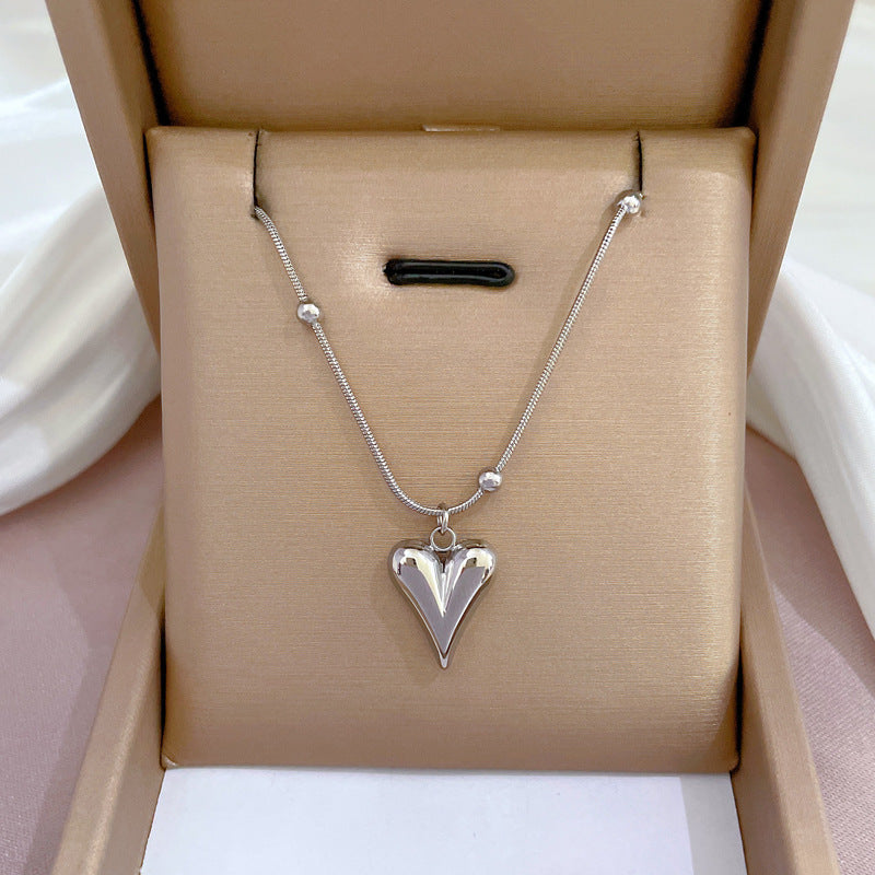 Wholesale Female Clavicle Titanium Steel Necklace
