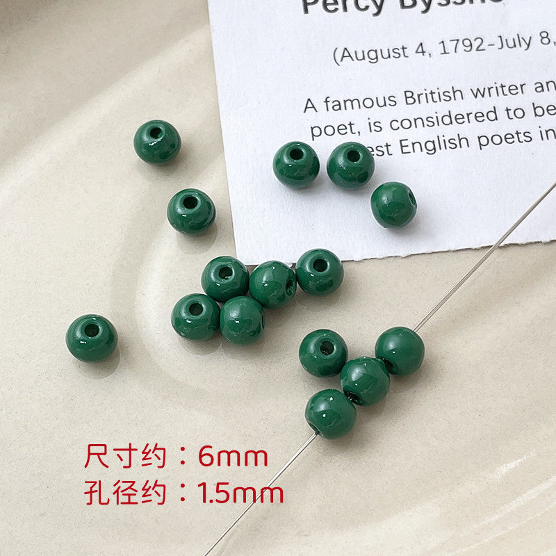 Wholesale 10pcs Dopamine Christmas Series Colorful Love Gift Box Beads