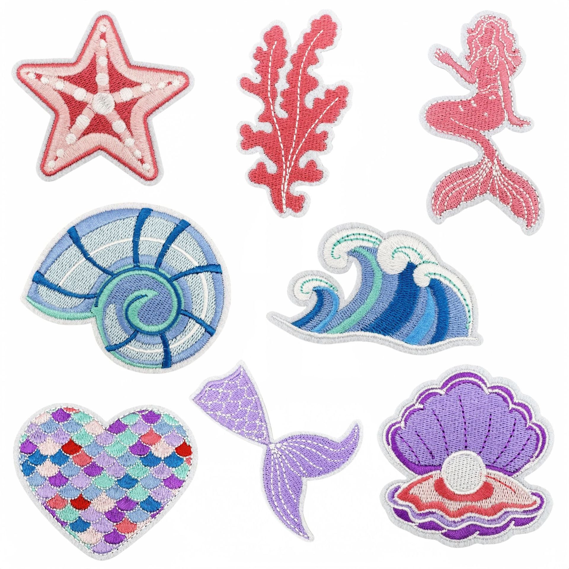 Wholesale Cartoon Mermaid Embroidered Patch