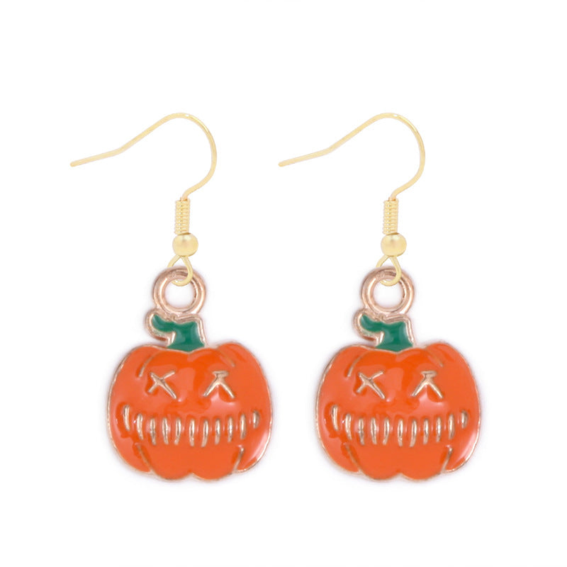 Wholesale  Earring Set Alloy Pumpkin Skull Ghost  Design Party Wear Accessory
