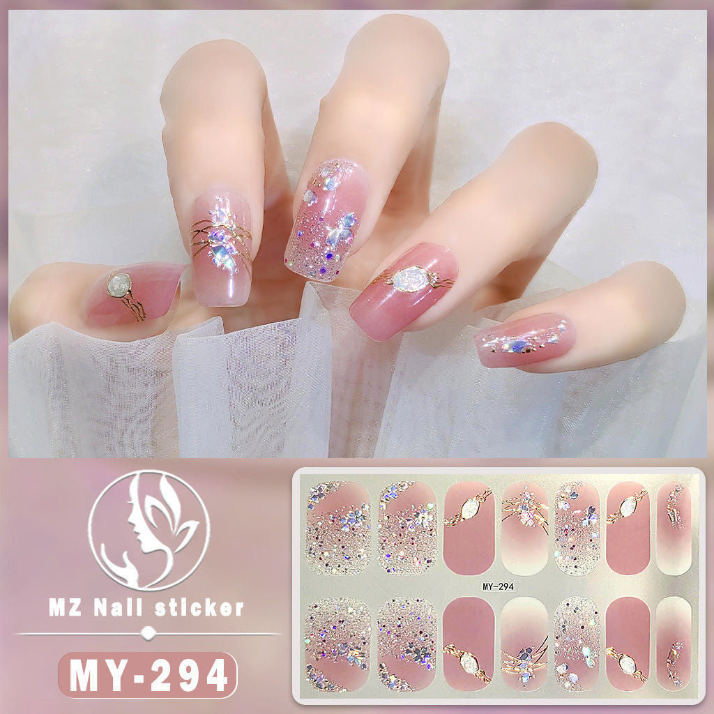 Wholesale MY Butterfly Baking Free Gel 5D Waterproof Diamond Like Nail Polish Stickers