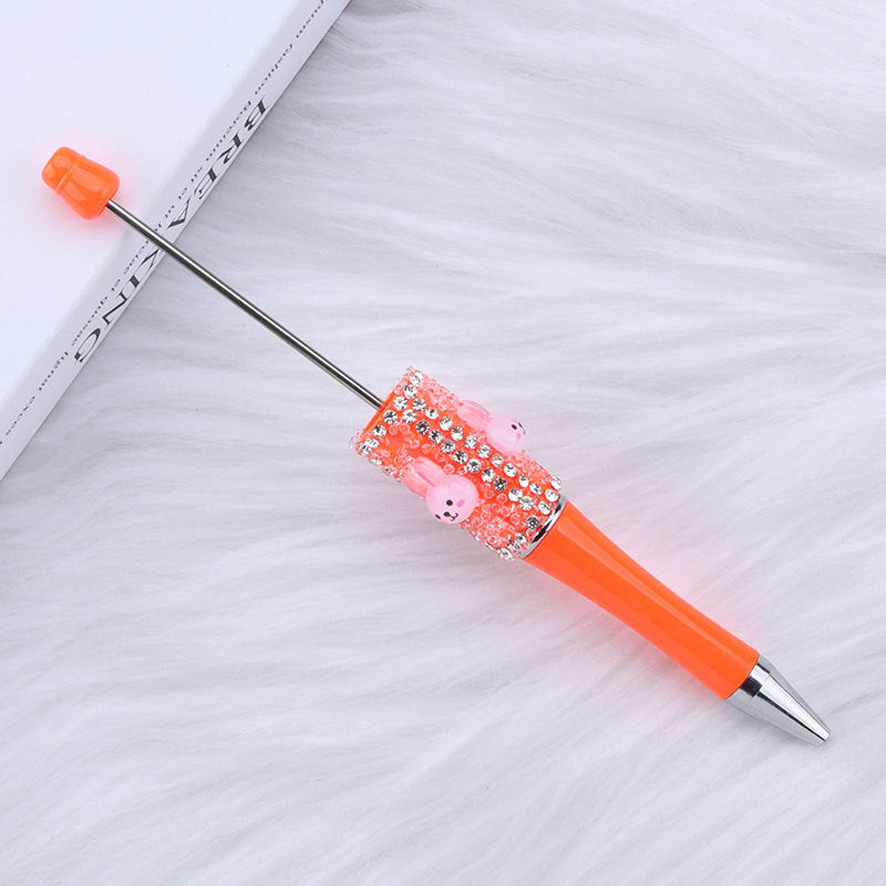 Wholesale DIY White Rabbit Sugar Bead Pen