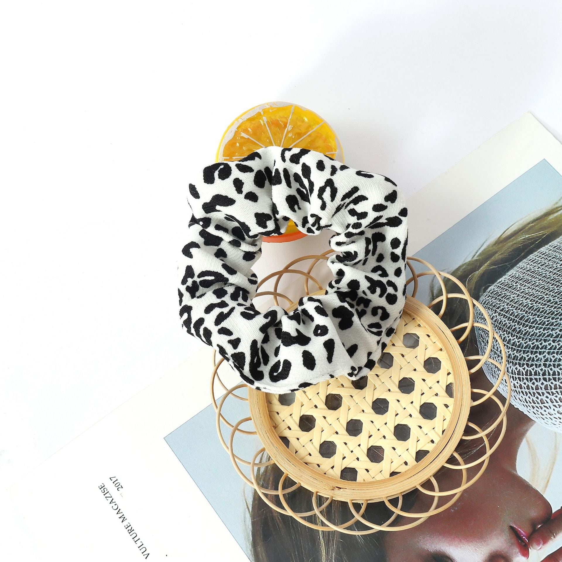 Tela al por mayor corbata de cabello de intestino