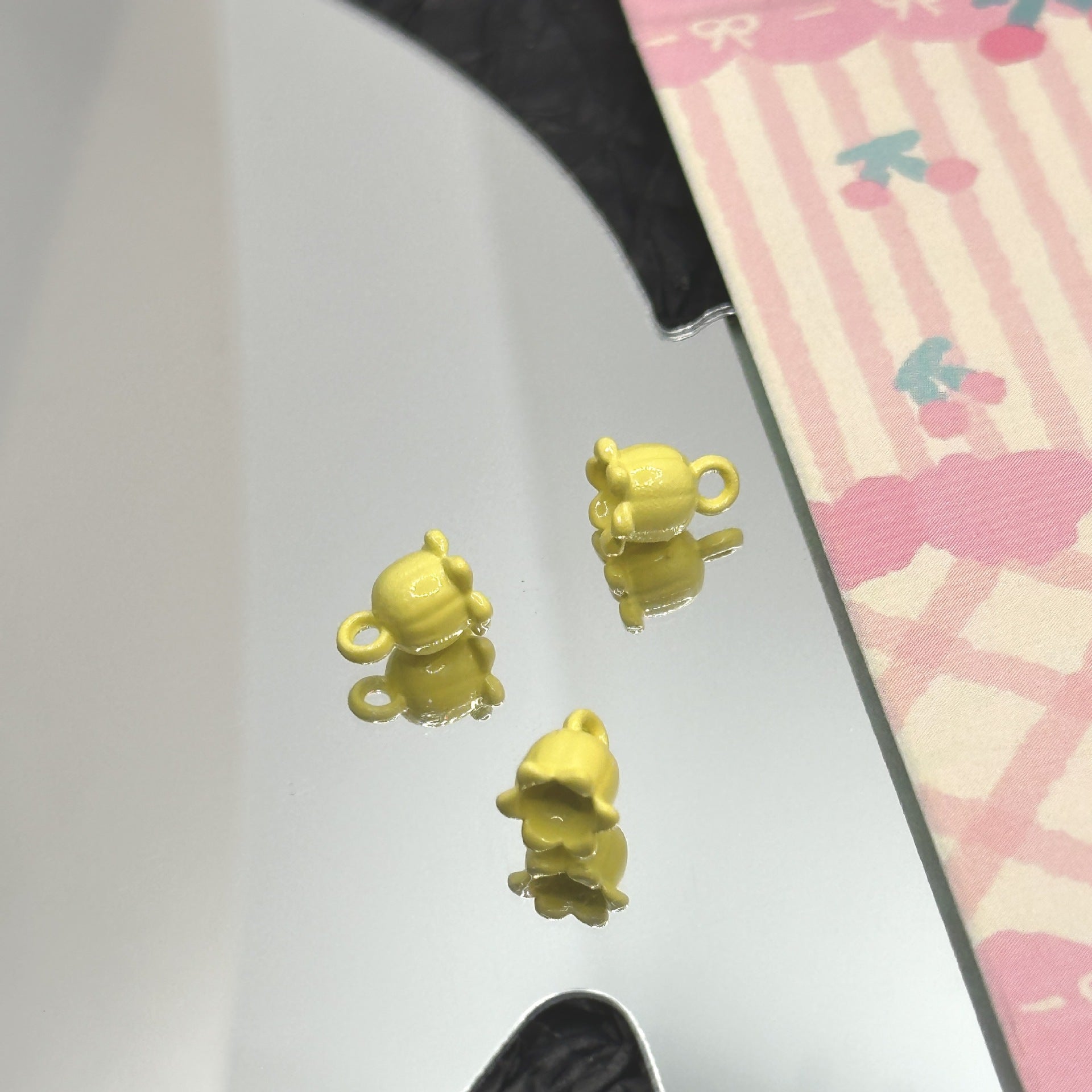 Wholesale 10pcs Mini Small Lily of the Valley  Alloy Jewelry Accessories DIY