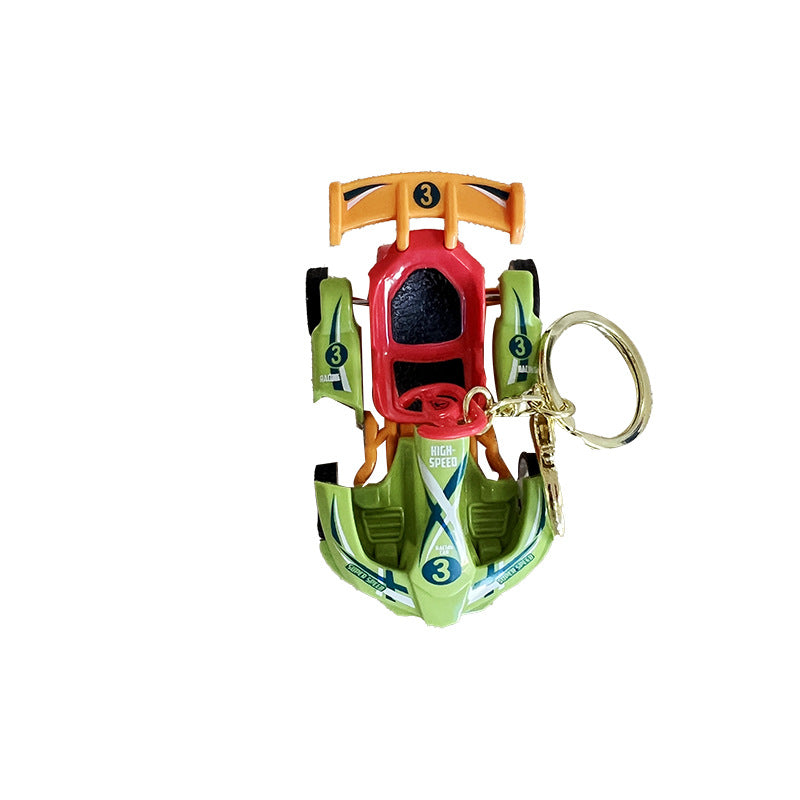 Wholesale Kids Kart Model Plastic Keychain