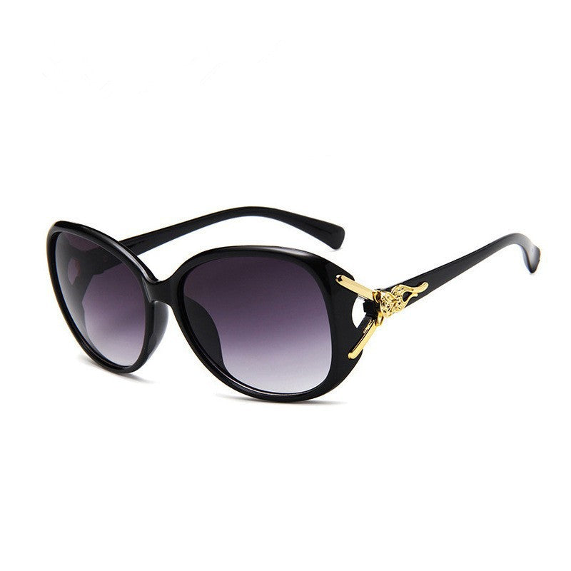 Wholesale 2025 new ladies sunglasses trendy fashion large frame sunscreen sunglasses holiday vintage sunglasses