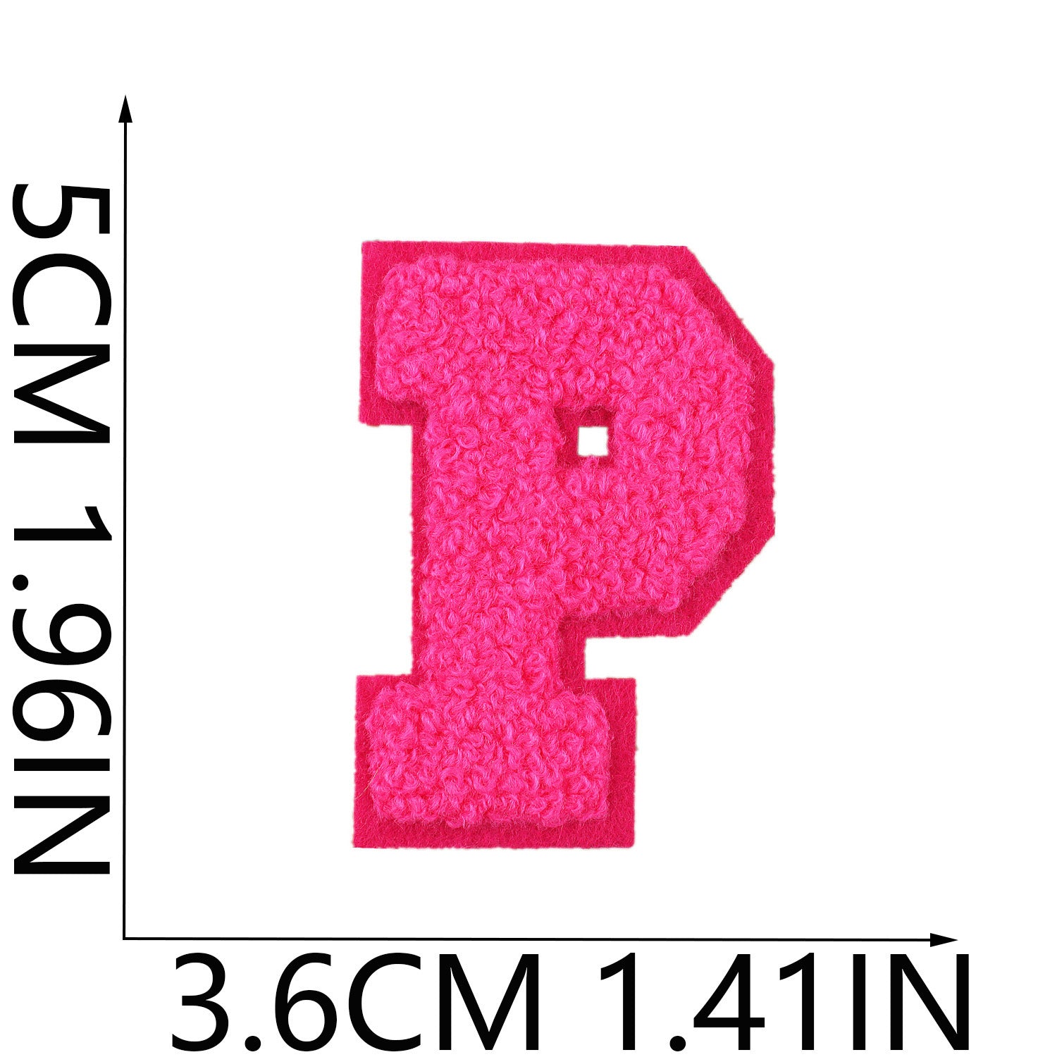 Wholesale Embroidered fabric patch hat and bag decoration A-Z English letter  DIY Patches