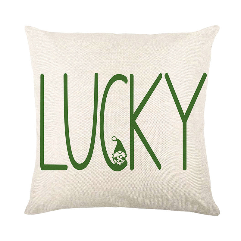 Wholesale of Green St. Patrick's Day Polyester Pillow Covers