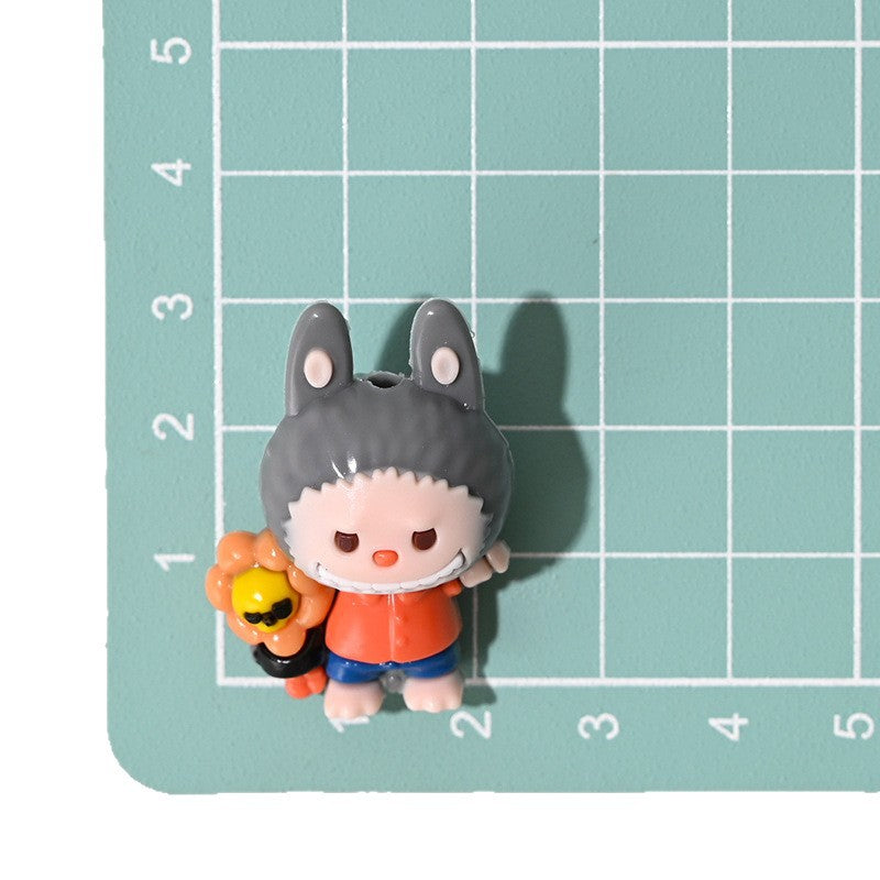 Wholesale 5pcs/pack Rubber Beaded Pen DIY Beads  OLY Exclusive