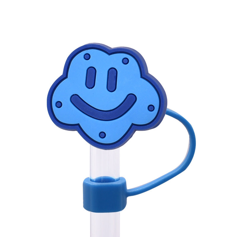 Wholesale  Random 100pcs/pack   Cute food internet celebrity straw cover  Straw Tube Cap