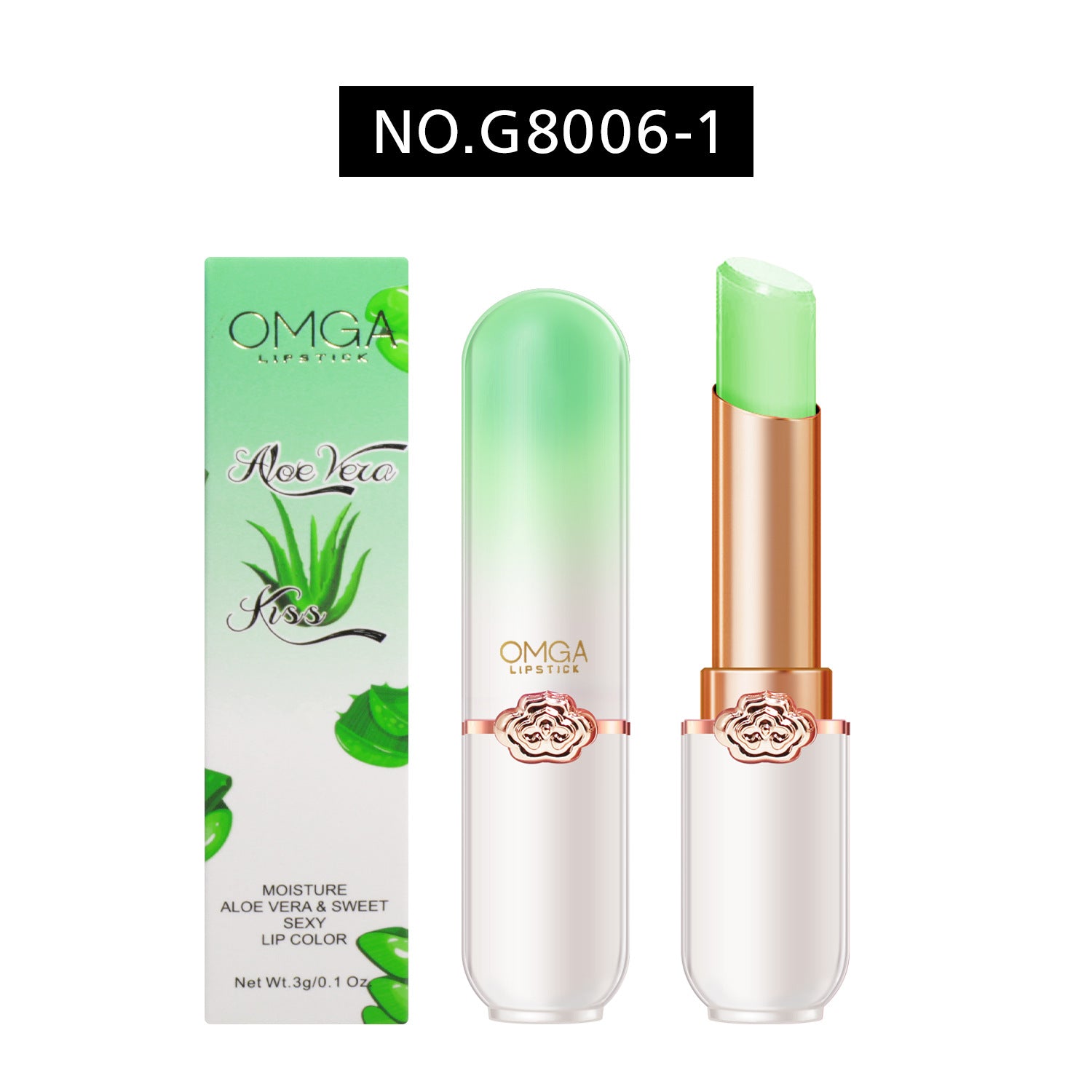 Wholesale moisturizing and non-fading peach color changing lipstick