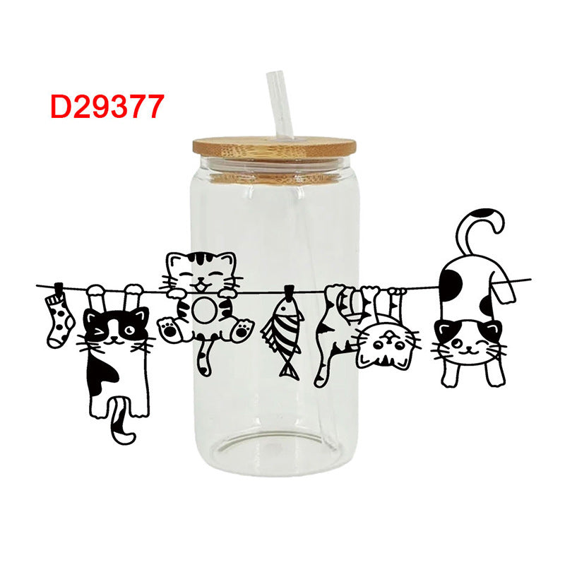 Wholesale UV Transfer Paste Glass Crystal Label Crystal Paste 16OZ UV DTF WRAPS