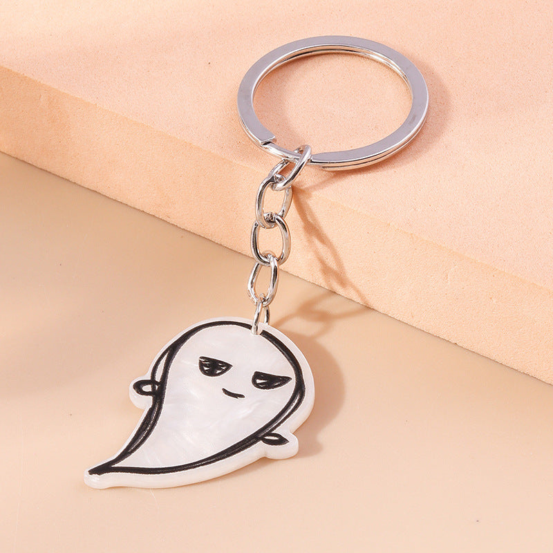 Wholesale Ghost Skeleton Zinc Alloy Keychain