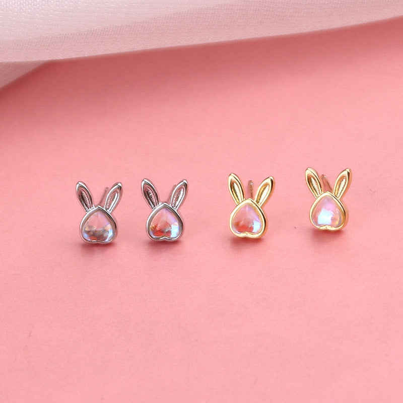 Wholesale Year of the Rabbit zodiac year 925 sterling silver Earrings
