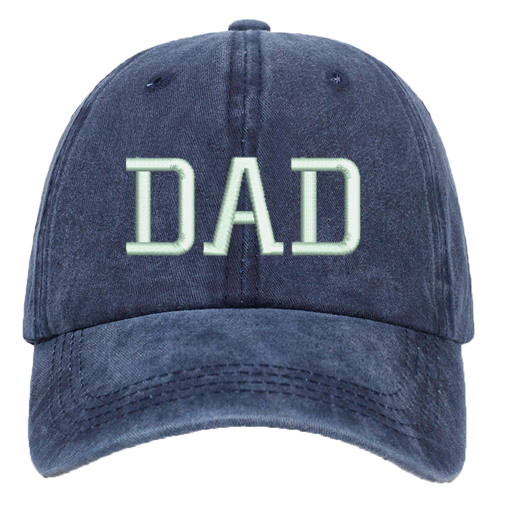 Wholesale Washed Cotton DAD MOM 3D Embroidered Baseball Cap