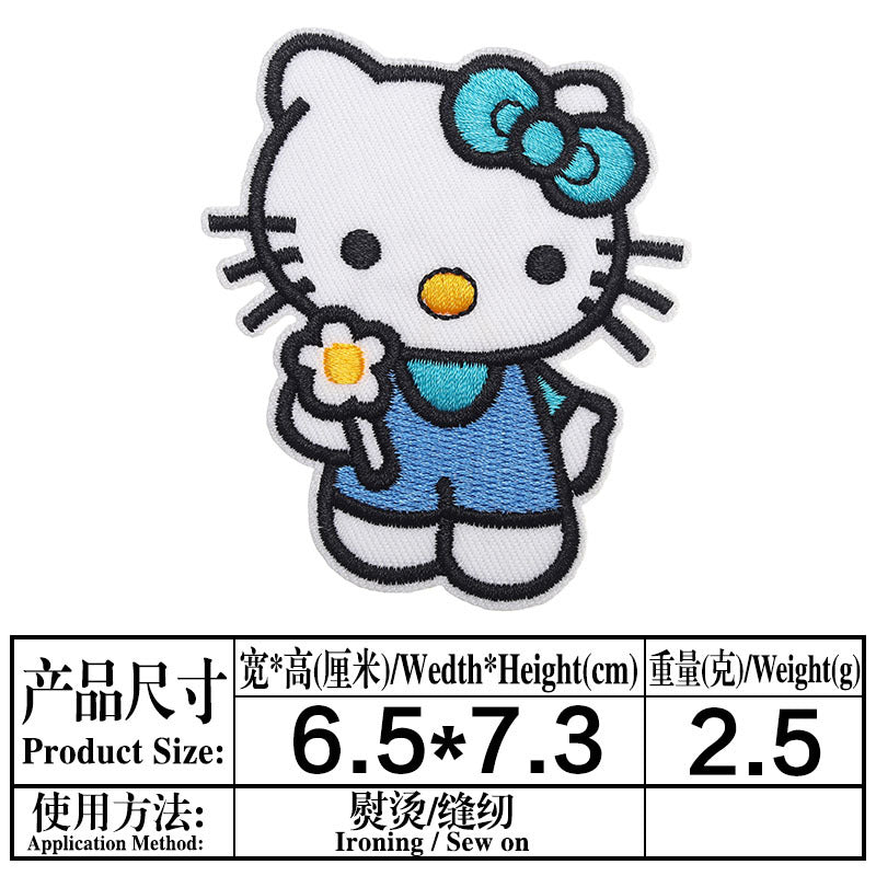 Wholesale DIY patchs cute cat patch children' s clothing bag OLY Exclusive