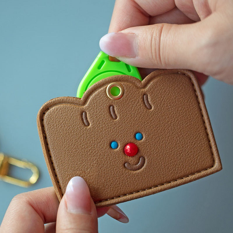 Liegal de titular de tarjetas de acceso al por mayor de cuero