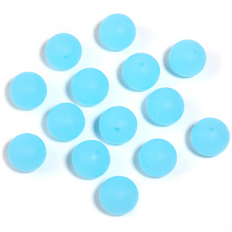 Wholesale Random 50pcs/pack  Silicone multi-color beads