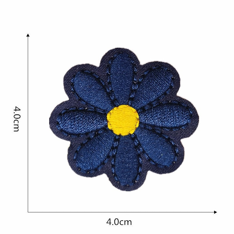 Wholesale Cute bee and sunflower embroidery DIY Patches