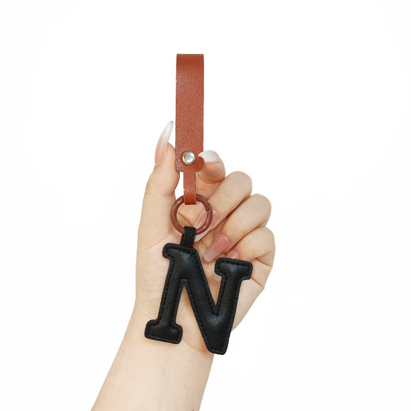 Wholesale Leather Keychains With English Letters