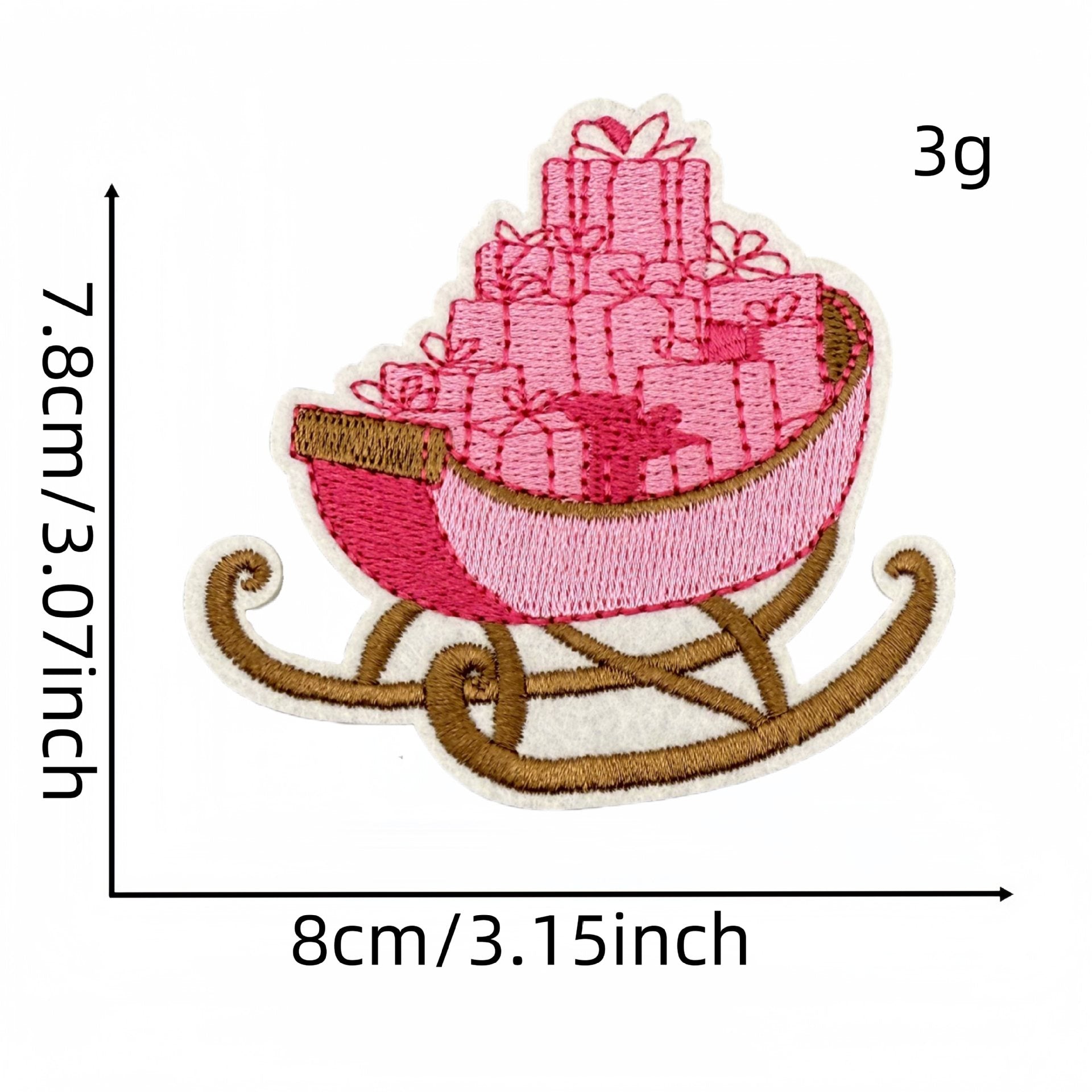 Wholesale Pink Christmas Series DIY Patches