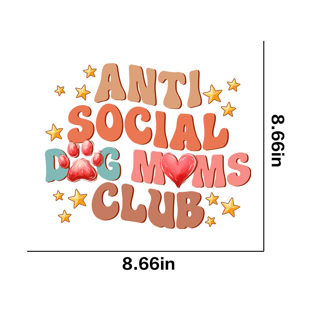 Wholesale 10pcs Dog Mom Series UV DTF Ready to Press Transfers Wraps