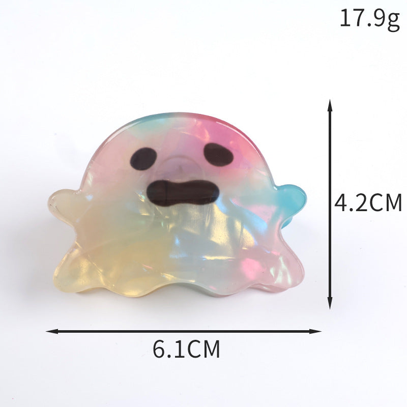 Wholesale Dark Style PVC Pumpkin Ghost Shark Claw Hair Clip  Creative Hair Accessory For Resale