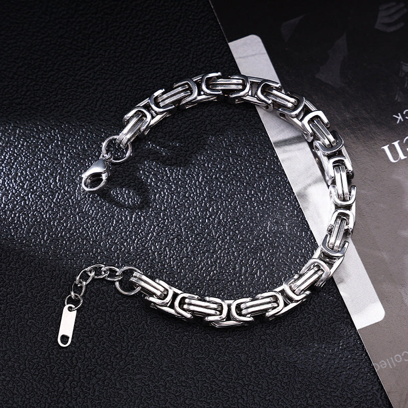 Wholesale Titanium Steel Non-fading Cuban Bracelet