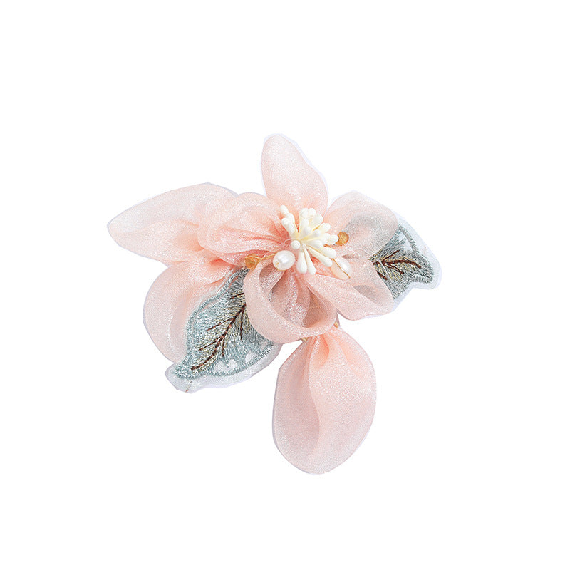 Wholesale 10pcs Sweet Bead Alloy Pendant Pearl Tassel Flower Beads