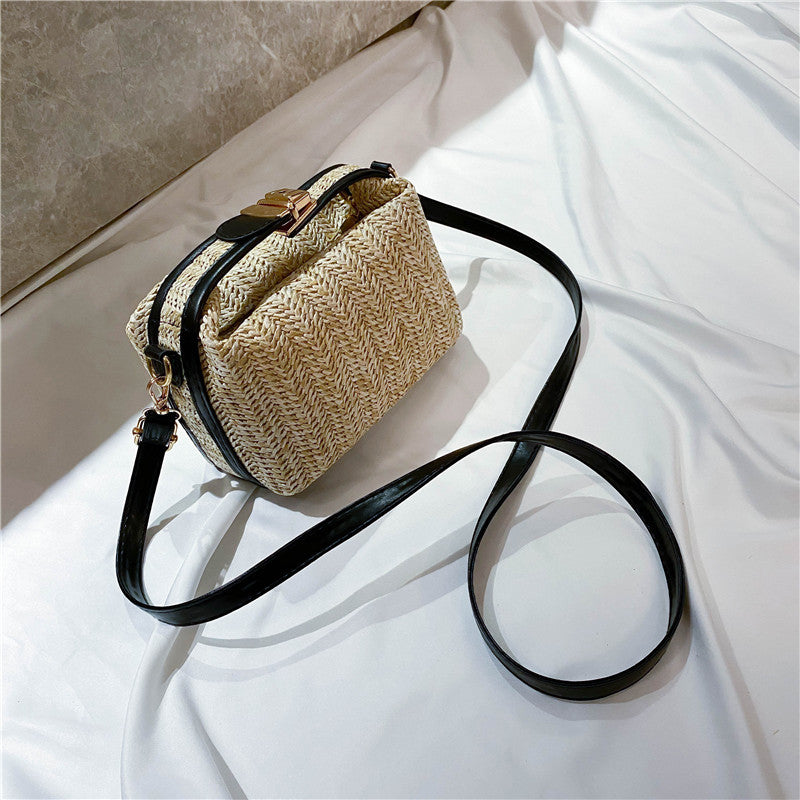 Wholesale The New Korean Version Is A Versatile Crossbody Straw Tote