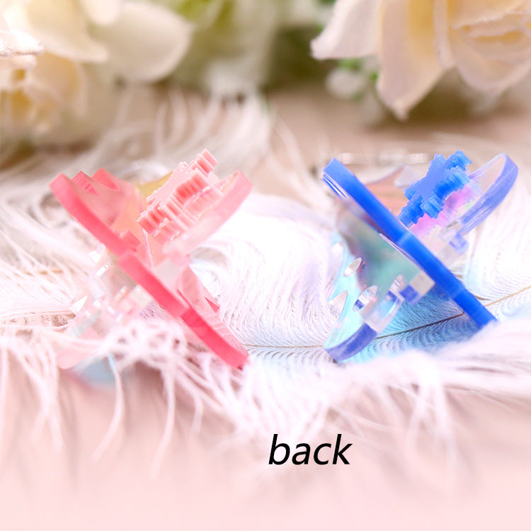 Wholesale Acrylic Earrings 3D Laser Christmas Tree Earrings