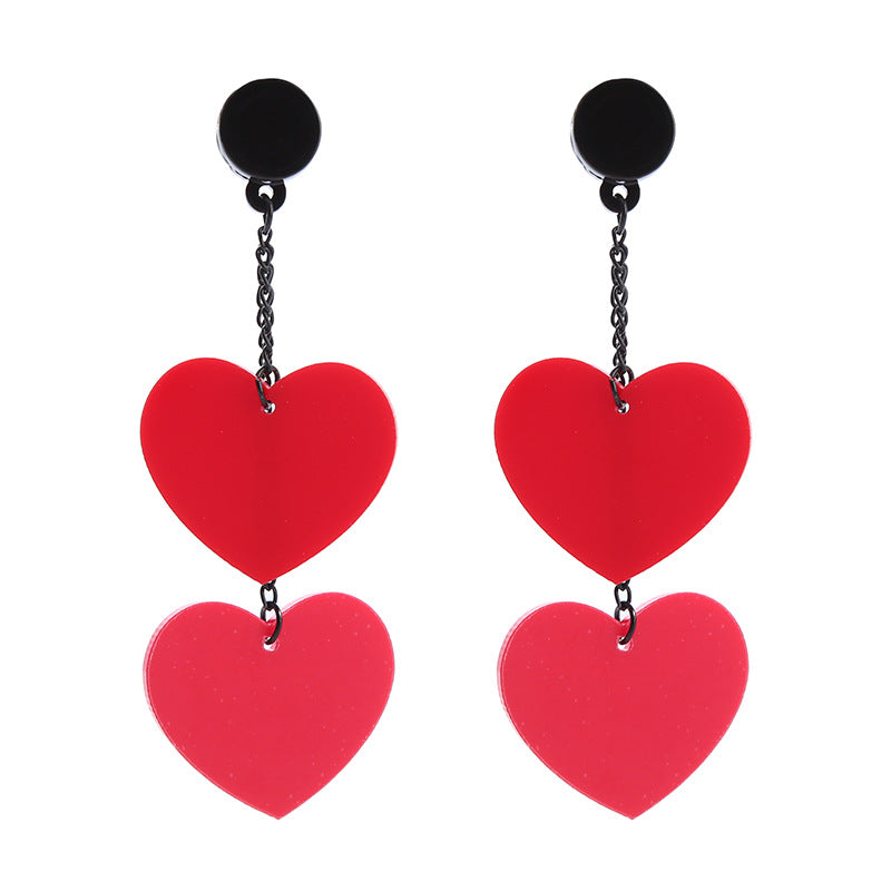 Wholesale Valentine's Day Love Acrylic Earrings
