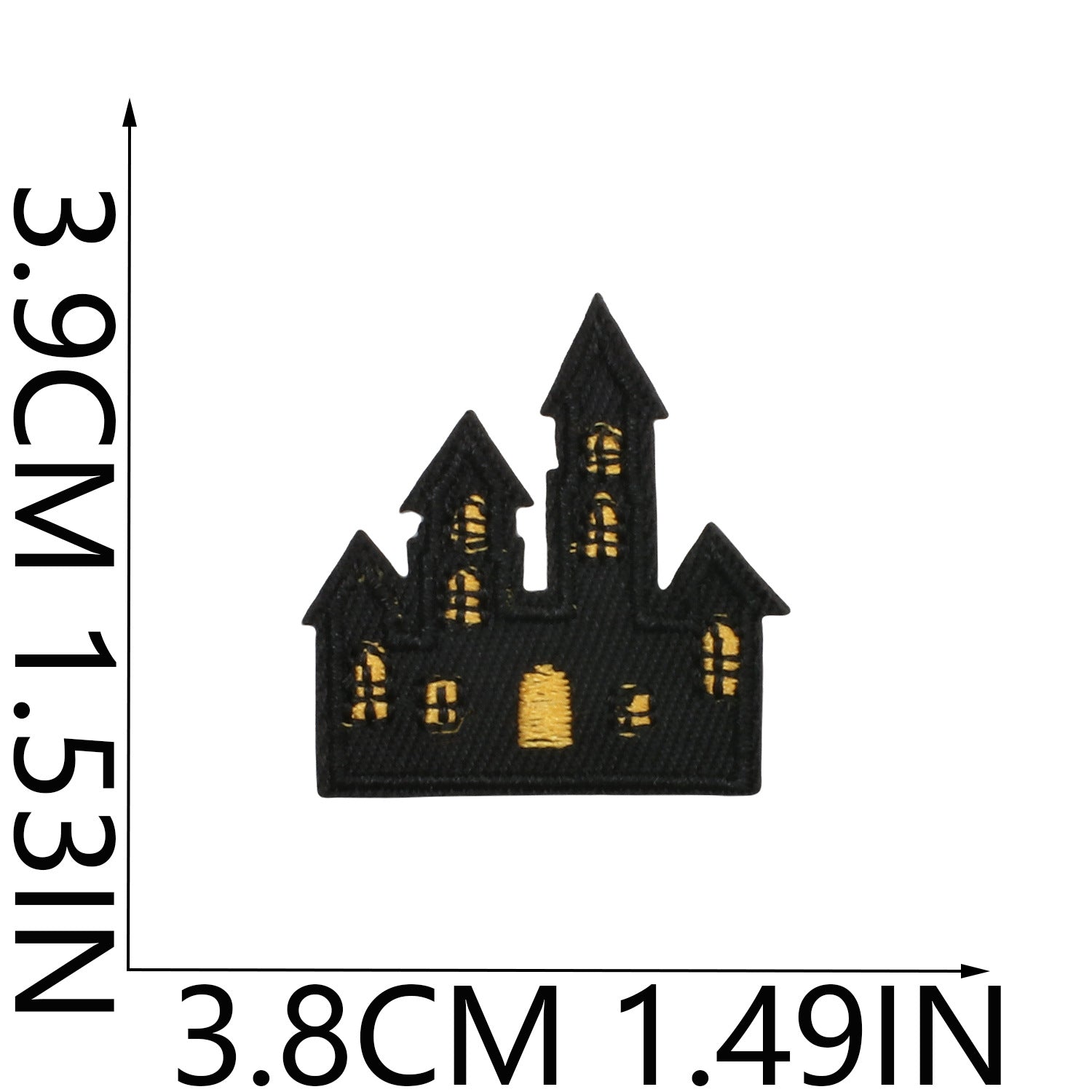 Wholesale   Web Ghost Embroidered Iron On Patches Polyester Thread Sheet For ets Backpacks