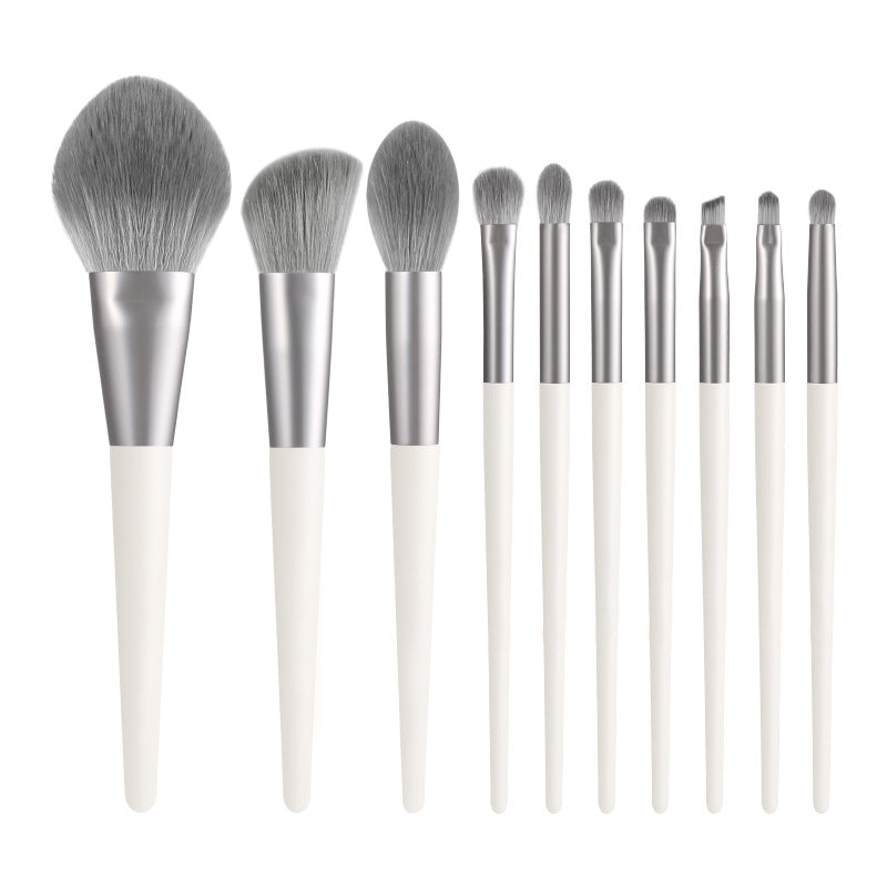 Wholesale of 10 Nylon Full Set Makeup Brushes