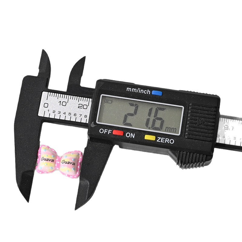 Wholesale 10pcs Sweet Bow Print Beads